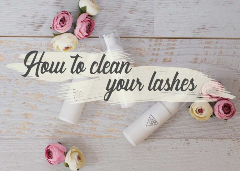 Clean your eyelash extensions to keep them looking great!