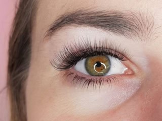 Natural eyelash extensions