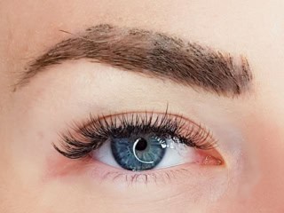 Perfect eyelash extensions