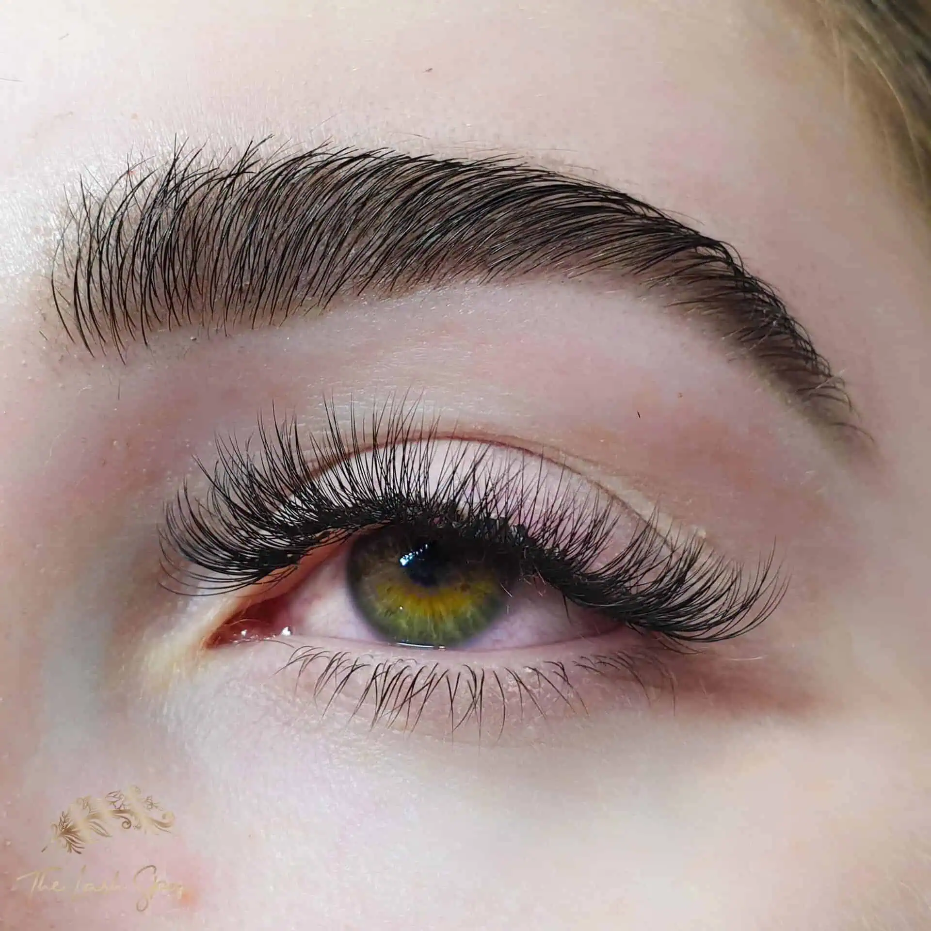 Softly defined brow sculpting result