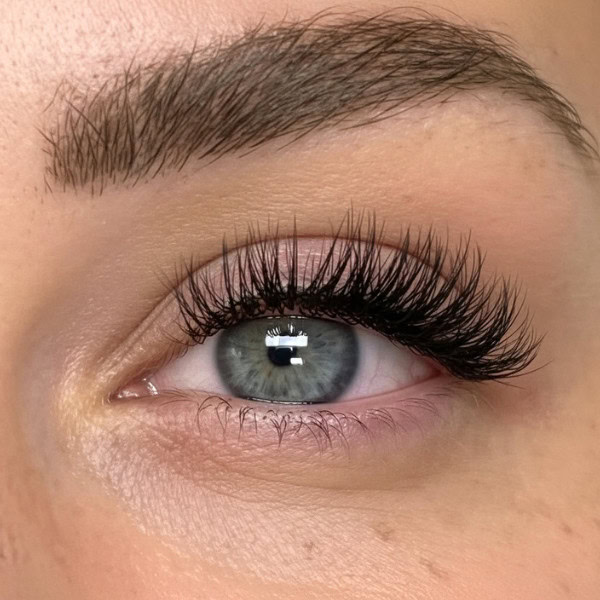 Full set volume lash extensions gallery image