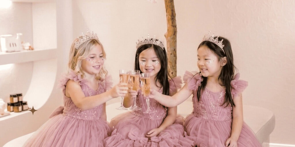 Kids group spa package at The Lash Spa