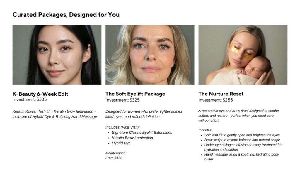 Close-up of a woman receiving eyelash extensions at The Lash Spa in Australia. Enhancing natural beauty with expert lash services.